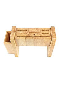 Dụng Cụ Nhà Bếp - Kệ Để Dao, Thớt, Đũa, Muỗng Bằng Gỗ Kiểu Đứng - Đồ Dùng Gia Dụng Nhà Bếp Bằng Gỗ