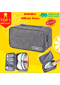 Túi đựng đồ lót đi du lịch, Túi Đựng áo ngực, Đồ Lót Đi Du Lịch Nhiều Ngăn Nhỏ Gọn Không Thấm Nước Tiện Dụng, túi du lịch tiện lợi, hộp vải đựng đồ đa năng, tủ vải quần áo, hộp vải chia ngăn - Hãng dododios