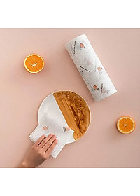 Cuộn giấy lau nhà bếp đa năng vải không dệt có thể tái sử dụng nhiều lần