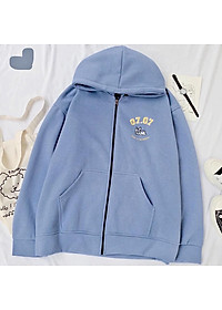  Áo Hoodie - Áo Khoác Nỉ Nam Nữ Dây Kéo Unisex Thêu 0707 Cực Hot - Kèm DEAL Sốc ( có ảnh thật )