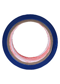 Lốc 6 Cuộn Băng Keo Full Màu (80 yard x 5cm) - Xanh Dương