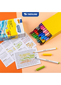 Bút lông màu Fiber Pen 36 màu Thiên Long Colokit rửa được tiêu chuẩn Châu Âu an toàn sử dụng tô màu, vẽ tranh SWM-C006