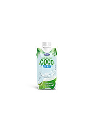 NƯỚC DỪA TƯƠI COCOFRESH - 12 HỘP 330ML