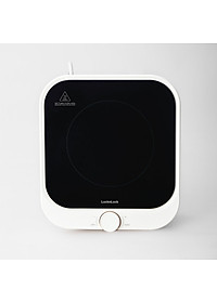 Bếp hồng ngoại mini Locknlock Mini infrared cooker EJI136IVY - Phù hợp tất cả loại nồi có đường kính 14cm - Mặt bếp bằng kính - Tự động tắt - 220V, 50Hz, 1300W - Hàng chính hãng