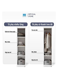 Tủ Quần Áo Dạng Module Dễ Dàng Sắp Xếp Và Lưu Trữ Vật Dụng Thương Hiệu SIB Decor TA13
