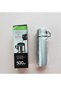 Bình inox giữ nhiệt 2 in1 Pearl Metal Basic Double - Hàng nội địa Nhật Bản |#nhập khẩu chính hãng|