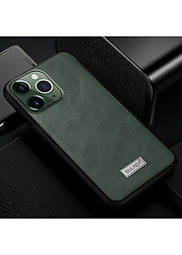 Ốp Lưng Da SULADA Viền silicon cho iPhone 11 Pro - Hàng Chính Hãng