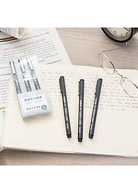 Bút kỹ thuật đi nét màu đen Deli - kháng nước - S573