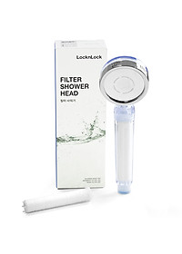 Bộ Phụ Kiện Đầu Vòi Sen Lọc Nước LocknLock 80mm CLR-KR LBW400 (Mạch nước nhip nhàng, giảm stress - Khử Clo)