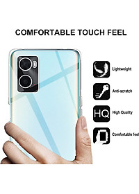 Ốp lưng silicon dẻo cho Oppo A96 4G hiệu Ultra Thin trong suốt mỏng 0.6mm độ trong tuyệt đối chống trầy xước - Hàng nhập khẩu