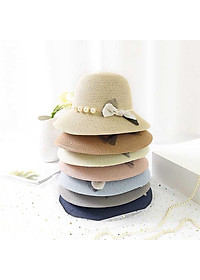 Nón tai bèo mũ rộng vành du lịch biển dành cho nữ chất liệu cói thoáng mát, che nắng cực tốt phù hợp cho dịch đi du lịch