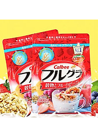 Combo 2 gói Ngũ cốc hoa quả Calbee Furugura Nhật Bản (gói 800g x 2)