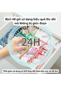 Set 3 Gói 3 Màu Thơm Hút Ẩm Long Não, Chống Ẩm Mốc, Đuổi Côn Trùng Tủ Quần Áo, Tủ Giày (Bịch 48 Túi) - HÀNG CHÍNH HÃNG MINIIN