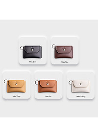 Ví Yuumy ( Thời trang nữ nắp gập cỡ nhỏ - Ví móc khóa da Seasand YMK16 )