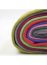 Khăn lau đa năng bằng sợi Microfiber,  siêu mềm siêu thấm nước 30x50cm - Chính hãng MINIIN (Giao màu ngẫu nhiên)