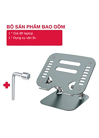 Giá Đỡ Cho Máy Tính, Laptop, iPad, Macbook Hợp Kim Nhôm Cao Cấp. Hỗ Trợ Tản Nhiệt Chống Mỏi Cổ, Vai, Gáy. Hàng Chính Hãng DEVO