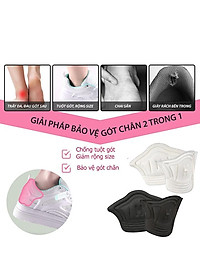 Combo lót giày nam giảm size chống rộng và rớt gót chống đau chân hiệu quả dùng được nhiều loại giày rất tiện dụng