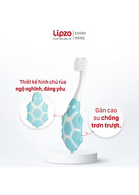 Bàn Chải Đánh Răng Lipzo Kids Step1 Cao Cấp Công Nghệ Chỉ Tơ Nha Khoa Siêu Mềm Dành Cho Trẻ Em Trên 2 Tuổi