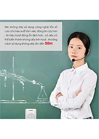 Micro không dây, mic không dây, micro cài đầu không dây TAKSTAR HM-200W công nghệ UHF - AVSTAR - hàng chính hãng