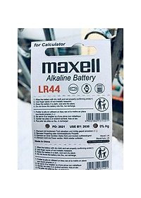 10 Viên Pin Maxell LR44 AG13 L1154 Cúc Áo 1,5V Nhật Bản