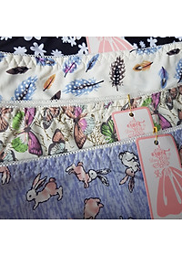 Combo 5 chiếc quần lót nữ thun lạnh chất vải co giãn 4 chiều điều hòa cực thông thoáng họa tiết 3D trẻ trung