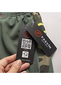 Quần đùi nam Fasvin Q21462.HN vải gió chun co giãn mềm mại thoải mái vận động
