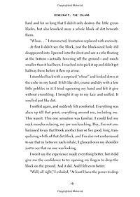 Sách Minecraft : The Island (An Official Minecraft Novel)