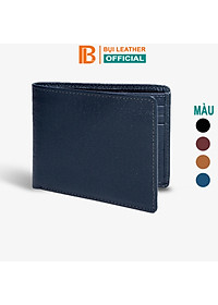 Ví nam, bóp nam da bò Saffiano Bụi Leather V126 - Bảo hành 12 tháng
