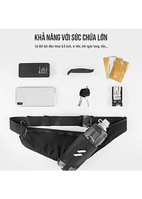 Túi Đeo Hông Đạp Xe Đạp/ Đai Chạy Bộ Có Ngăn Đỡ Bình Nước Và Ngăn Chứa Nhỏ Thoáng Khí MaiLee