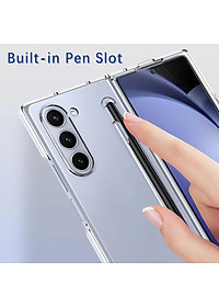 Ốp lưng trong suốt siêu mỏng chống ố vàng cho Samsung Galaxy Z Fold 7 5G Likgus Penone bảo vệ 360 độ màn phụ và mặt lưng (Tặng bút cảm ứng) - Hàng nhập khẩu