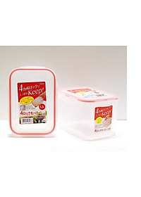 Hộp nhựa đựng thực phẩm chữ nhật 1,3L - Hàng nội địa Nhật Bản