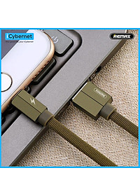 Cáp sạc 2.1A bọc dù siêu bền Remax RC-094 chống đứt gãy chiều dài 2m - Hàng chính hãng