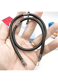 Dây Chuyền Vòng Cổ Nam Bọc Bạc Thật Nam Tính Thể Thao - BẠC HIỂU MINH DCS038S