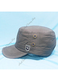 Nón lính đầu bằng có đuôi tăng giảm size, phong cách sĩ quan quân đội AS - Hạnh Dương
