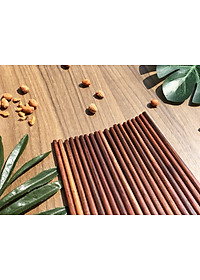 Bộ 10 đôi đũa gỗ trắc DandiHome cao cấp