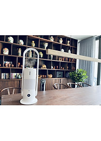 Máy Lọc Không Khí Bù Ẩm ULTTY SKJ-CR022 Dạng Quạt, Diệt Khuẩn Bằng Tia UV, Chế Độ Làm Mát 9 Cấp, Bộ Lọc HEPA H13 Loại Bỏ 99,97% Bụi Mịn, Vi Khuẩn, Virut, Bù Ẩm 3 Cấp - Hàng Chính Hãng