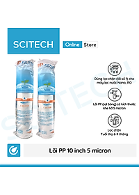 Combo 2 lõi lọc nước số 1 PP 10 inch 5 micron dùng trong máy lọc nước Nano/UF/RO, bộ lọc thô - Hàng chính hãng