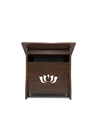 Kệ để kinh phật hoa sen bằng gỗ MDF phủ Melamine 2 mặt/ Bàn tụng kinh/ bàn đọc sách