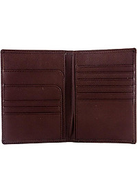 Ví đựng passport da bò Huy Hoàng màu nâu HT9106
