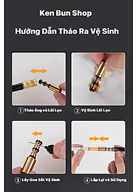 Tẩu Lọc Thuốc Adous Đa Năng Dùng Cho Tất Cả Size Nhỏ và Trung Bình và Thông Thường Công Nghệ Nhật Bản