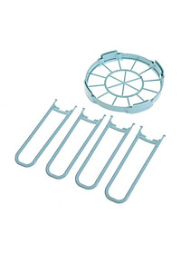 Combo 2 Kệ Úp Chén Bát Ráo Nước Tiết Kiệm Không Gian Kích Thước 14x14x15cm PaKaSa - Hàng Chính Hãng