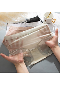 Combo 3 Quần lót nữ lụa tàng hình,đũng kháng khuẩn,co giãn 4 chiều,mềm mại,thoáng mát, cạp cao không lộ viền