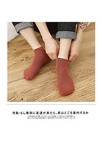 Set 10 Đôi Tất Cổ Ngắn Unisex Đa Sắc Chống Hôi Chân BT11 giá rẻ tốt