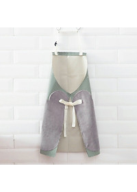 Tạp Dề Chống Thấm Nước, Dầu Mỡ Phong Cách Hàn Quốc Dễ Thương Kèm Khăn Lau Tay Chống Thấm Nước