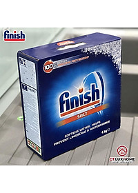 Muối rửa chén bát Finish 4kg kèm túi zip 