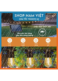 Dây Đèn LED Edison S14 Năng Lượng Mặt Trời Chống Nước Trang Trí Ngoài Trời - Chính Hãng NAVIVU