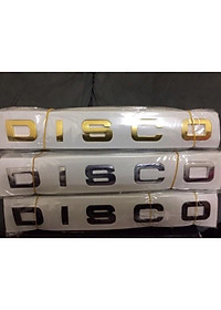 Chữ nổi 3D Discovery dán nắp capo - tem chữ dán trang trí ô tô Bảo Hành Uy Tín Lỗi 1 Đổi 1