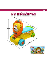 Xe Tập Đi Sư Tử Kết Hợp Xe Chòi Chân Scooter Winfun 0855NL