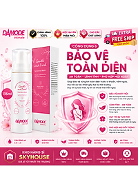 Dung dịch vệ sinh phụ nữ GENTLE FRESH độc quyền DAMODE chai 135ml dung dịch vệ sinh phụ nữ tốt nhất chính hãng Hàn Quốc