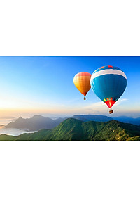 Bộ tranh xếp hình cao cấp 1500 mảnh – Khinh Khí Cầu (60x100cm)